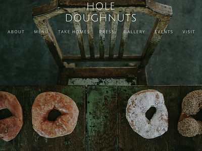 Hole Doughnuts | Asheville, North Carolina asheville branding design nc website