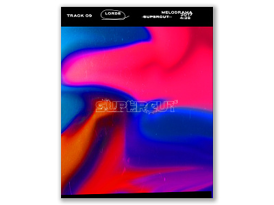 Supercut-Lorde gradient lorde maggiewitherow poster song poster