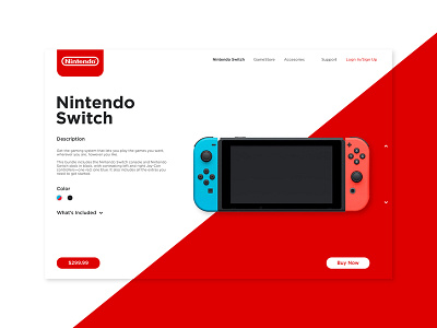 Daily UI Challenge 012 - E-Commerce Shop app challenge daily daily ui dailyui design e commerce ecommerce nintendo nintendo switch shopping switch ui