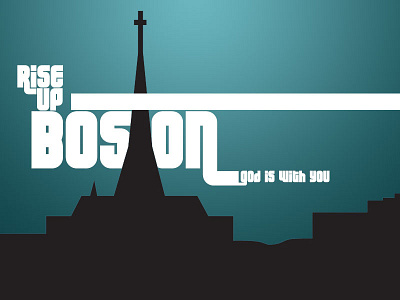 Riseup Boston boston typography