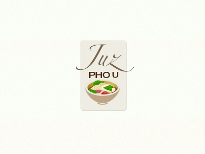 Logo Design - JuzPho U design font logo typography vietnamese