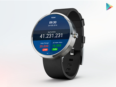 Android Watch android android wear smartwatch stock trading watch