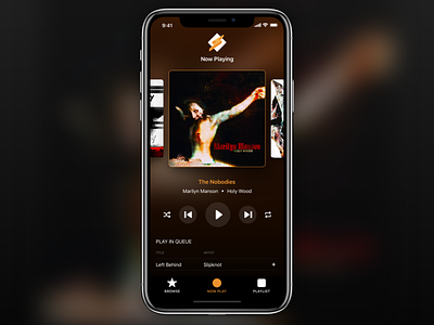 Winamp Reconcept audio ios music playlist song songs spotify winamp