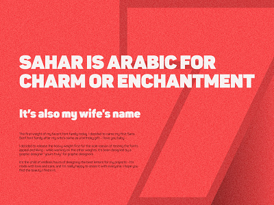 Sahar-Heavy Sans (early bird price)