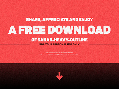 Sahar-Heavy Sans (early bird price) + free logo