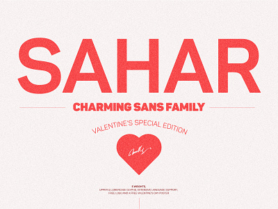 Sahar Sans Family - $4 till end of February