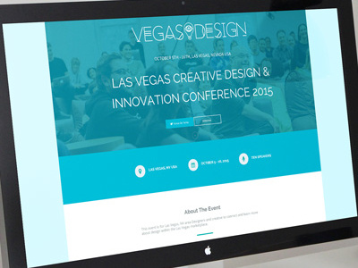 Vegas Design Conference Website Email & Ads social media advertisements email website conference