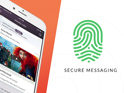 Secure app chat ios messaging security team ui