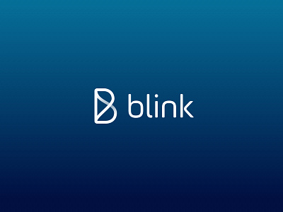 Blink's New Look app b brand branding chat icon logo typography