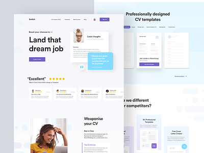 Switch - Home Page balkan brothers bazen agency cv design cv template home page homepage design landing design landing page landing page design reviews template builder template design templatesdesign ui ui ux ui design uidesign ux ux design uxdesign