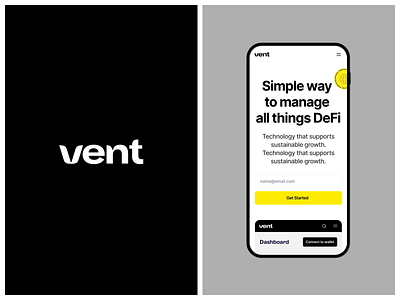 Vent – Crowdfunding Platform bazen agency bitcoin blockchain crowdfunding crypto crypto app crypto projects crypto wallet cryptocurrency dashboard defi eth finance investing investors online transactions start up ui ux vent