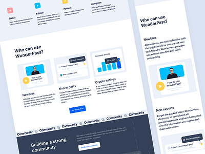 WunderPass – Landing page– User Persona