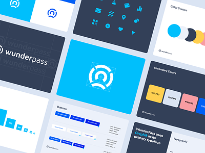 WunderPass – Visual Identity bazen agency blockchain colors crypto crypto brand cryptocurrency data control data trading defi fintech identity layer privacy saas transaction typography ui ux visual identity wunderpass