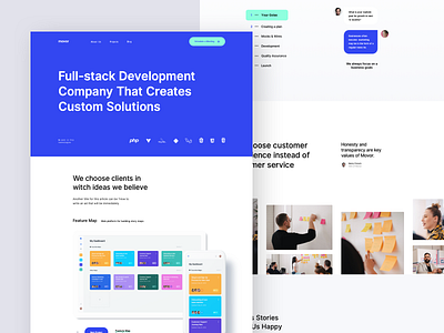 Development Agency Website Design clean development hero home page homepage homepage design landing page landing page design product design ui ui design ui designer ux ux design ux designer uxui web app web design web designer webdesign