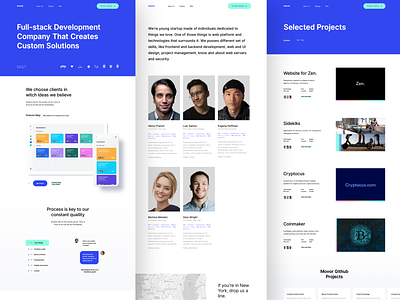 Movor - Development Agency Website Design agency bold development hero home page homepage landing page portfolio product design products ui ui ux design ui design ux ux design uxui uxuidesign visual design web design webdesign