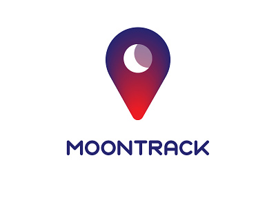 Moontrack Logo contrast design does anybody read this hi mom illustrator logo minimal moon