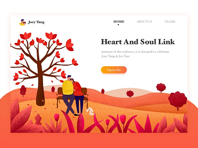 Heart And Soul Link ui 插图 设计