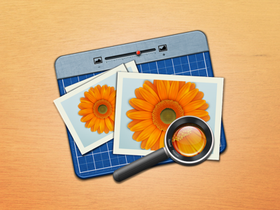 App icon flower icon image loupe picture resize