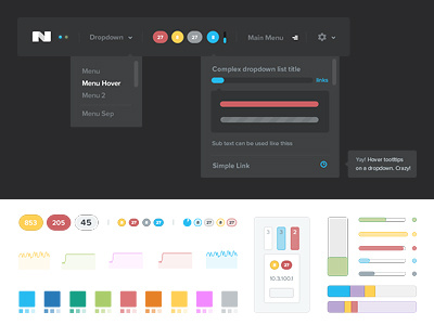 UI Guide analytics clean cluster convergence data flat interface node.js ui