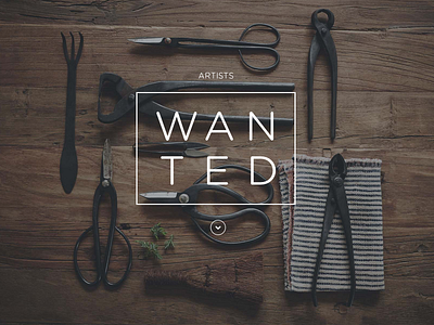 Artist Wanted