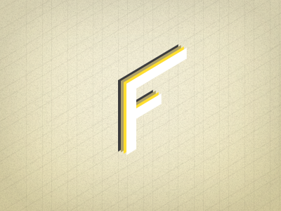 F for following letter type typography