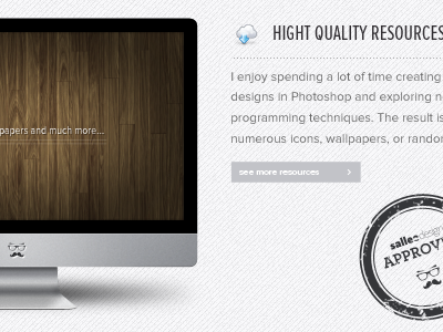 Home slider rework css3 html5 typography webdesign website