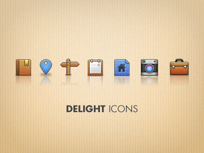 Delight Icons free psd