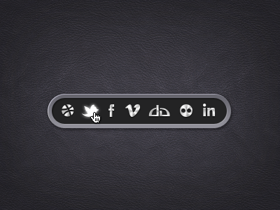 Social Icons icons social ui
