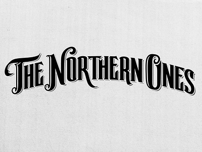 The Northern Ones Logo brand branding custom custom type design hand lettering lettering logo logotype type typography