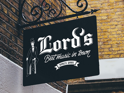 Lord's Pub Rebranding branding calligraphy custom custom type hand lettering lettering logo logotype typography