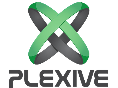 Plexive logo branding logo plexiglass x