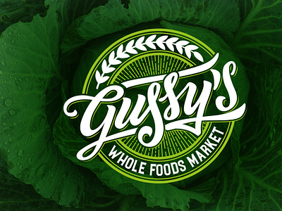 Gussy's Market Handlettering Logo