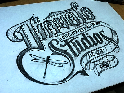Branding Project - Sketch #2 branding lettering logo logotype typography