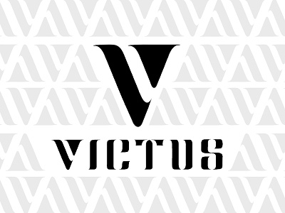 VICTUS Logo branding logo logotype pattern typography
