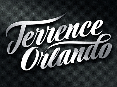 Terrence Orlando artist custom lettering logo logotype singer typography