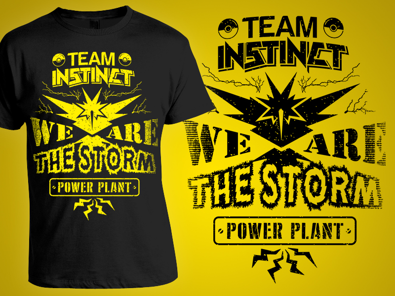 Team Instinct T Shirt Design By Mihai M Molnar On Dribbble - team instinct shirt roblox