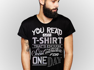 Social T-shirt design