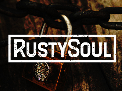 Rusty Soul Lettering caps logo logotype typography