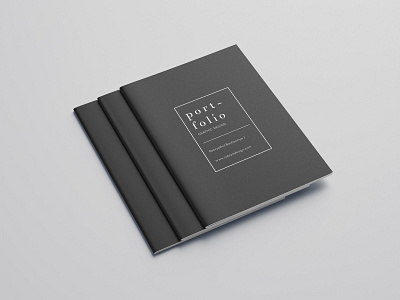 Minimal Portfolio branding brochure design brochure mockup design graphic design illustration portfolio