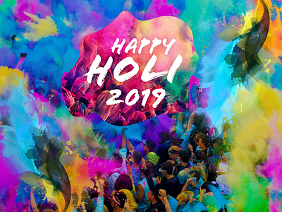 Happy Holi By Vipin Sharma On Dribbble