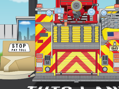 Town Project fire department firetruck nj ny superbowl