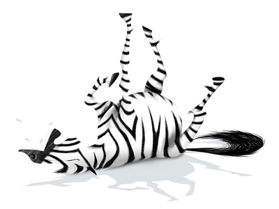 Zebra Dilemma illustration joke laugh zebra