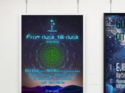 Psyks (Psytrance party posters)