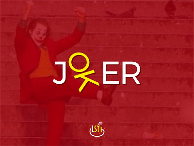 Joker typography logo design joker minimalism minimalist logo typogaphy
