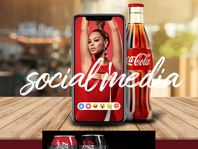 Amazing Coca Cola Posts beyonce branding coca cola design facebook fan page illustration instagram instagram post instagram stories redes sociales typography vector