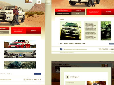 Fast & Furious Toyota Landing Page branding campaing design digital hilux illustration landing landing page site sites toyota ui ux web website