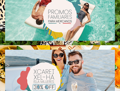 Viva Mexico Packages Slides! branding cancun design illustration mexico packages site slide summer tourism typography ui vacations vector web