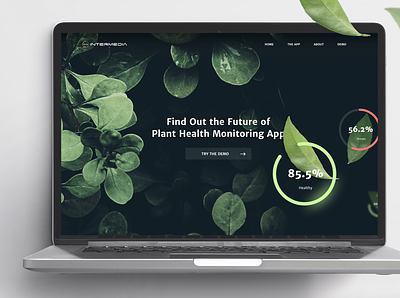 Plant Health App app branding design flat illustration landing page laptop mobile mobile app design mobile design ui user flow ux vector wireframes