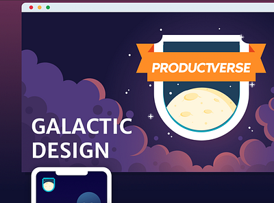Galactic UI Design app branding design icon illustration logo logotype minimal mobile product ui ux vector web