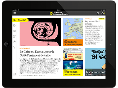 iPad app newspaper app application design ipad newspaper ui ux